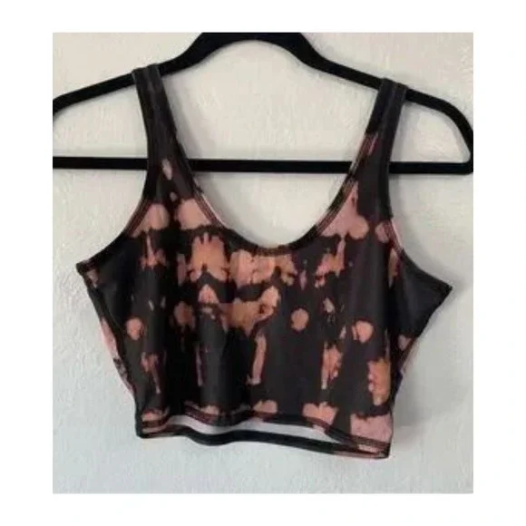 Teeki Crop Top Lover Cusco Rambler Style Pilates Yoga Anti-Microbial Colorful XS - Picture 4 of 7